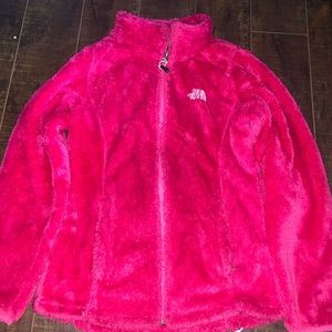 Pink North face jacket